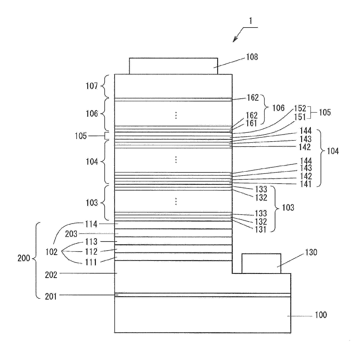 Group iii nitride semiconductor light-emitting device