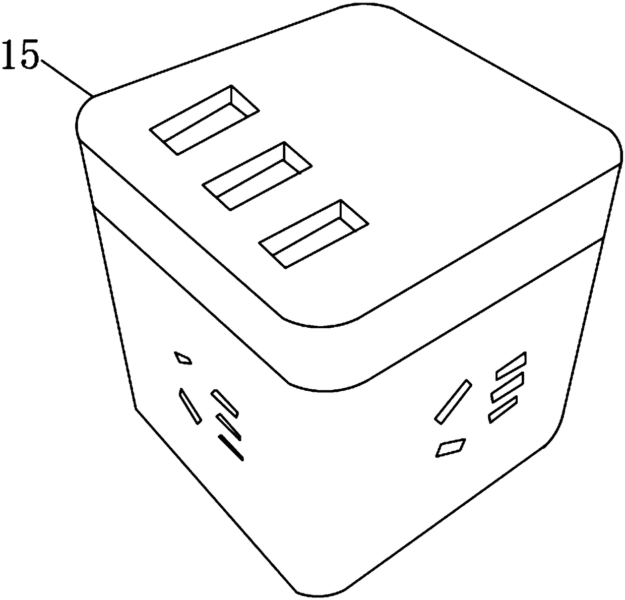 A water-proof and convenient-to-dismount intelligent socket