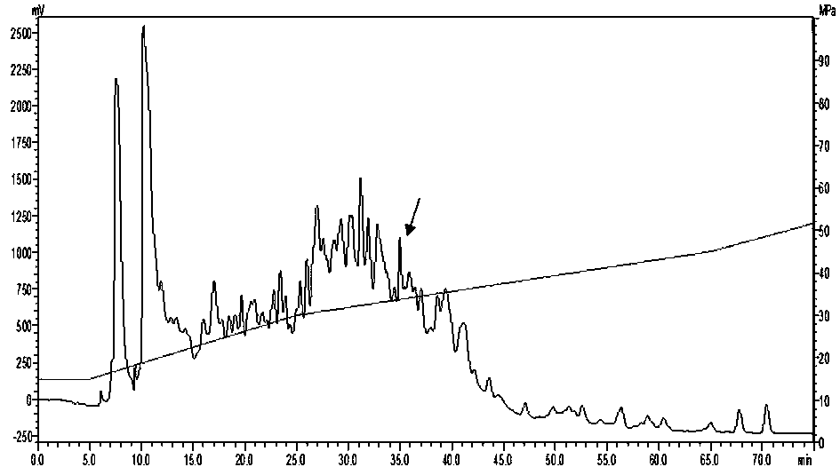 Flaxseed meal anti-oxidation hexapeptide as well as preparation method and application thereof