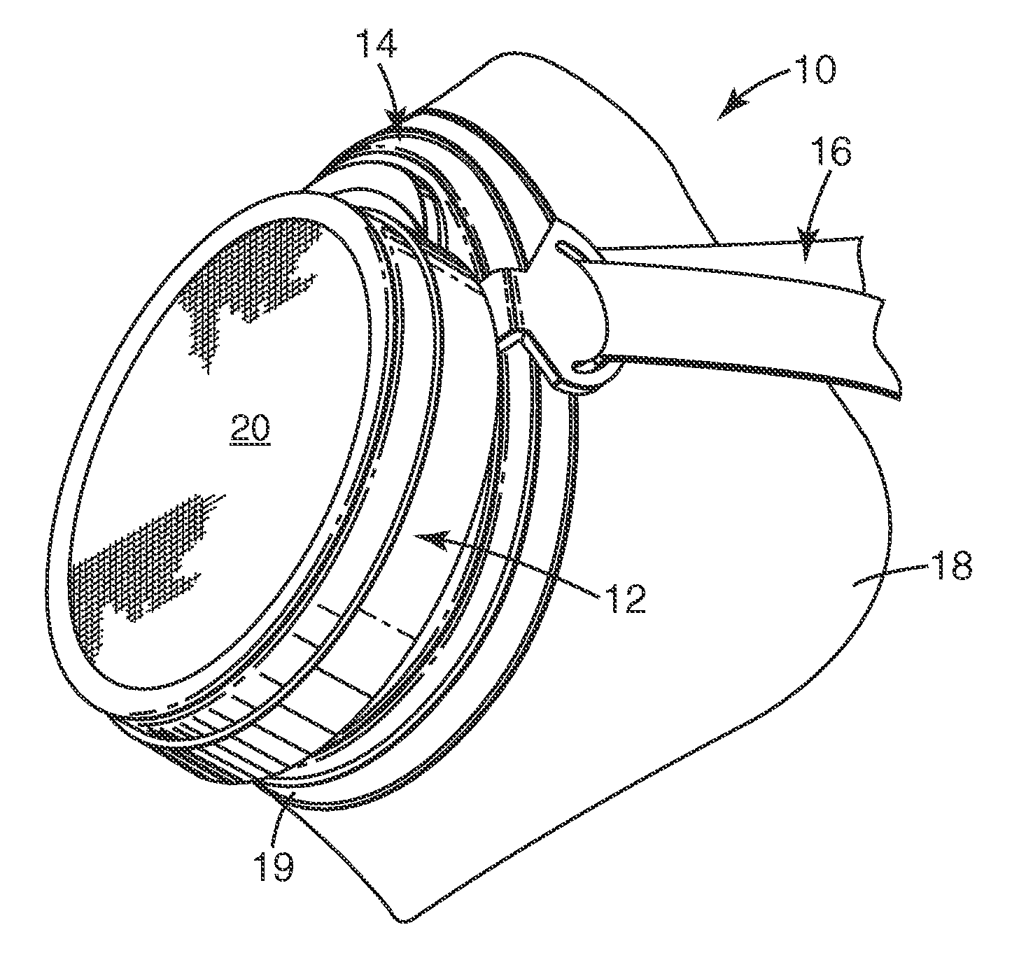 Ammonia-free gaseous air filter