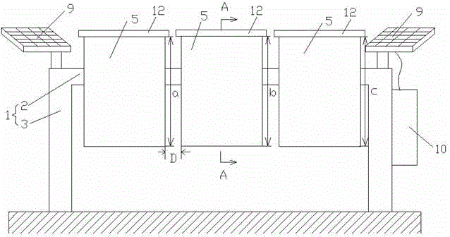 Implementation method for remote intelligent passage management and control based on screen display height limiting structures