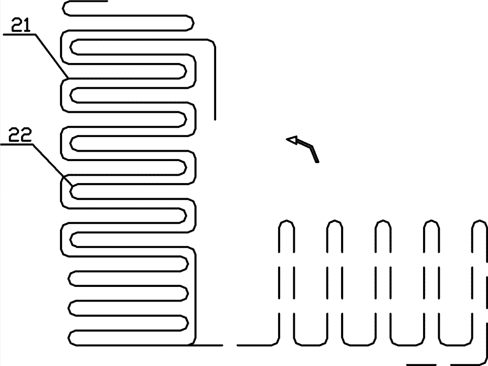 Refrigerating box with high-efficiency energy-saving evaporator