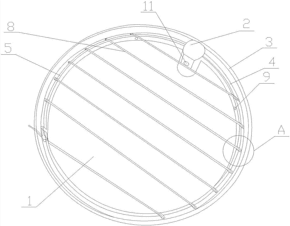 Base, ball picking device with base, mold for manufacturing base and manufacturing method of base