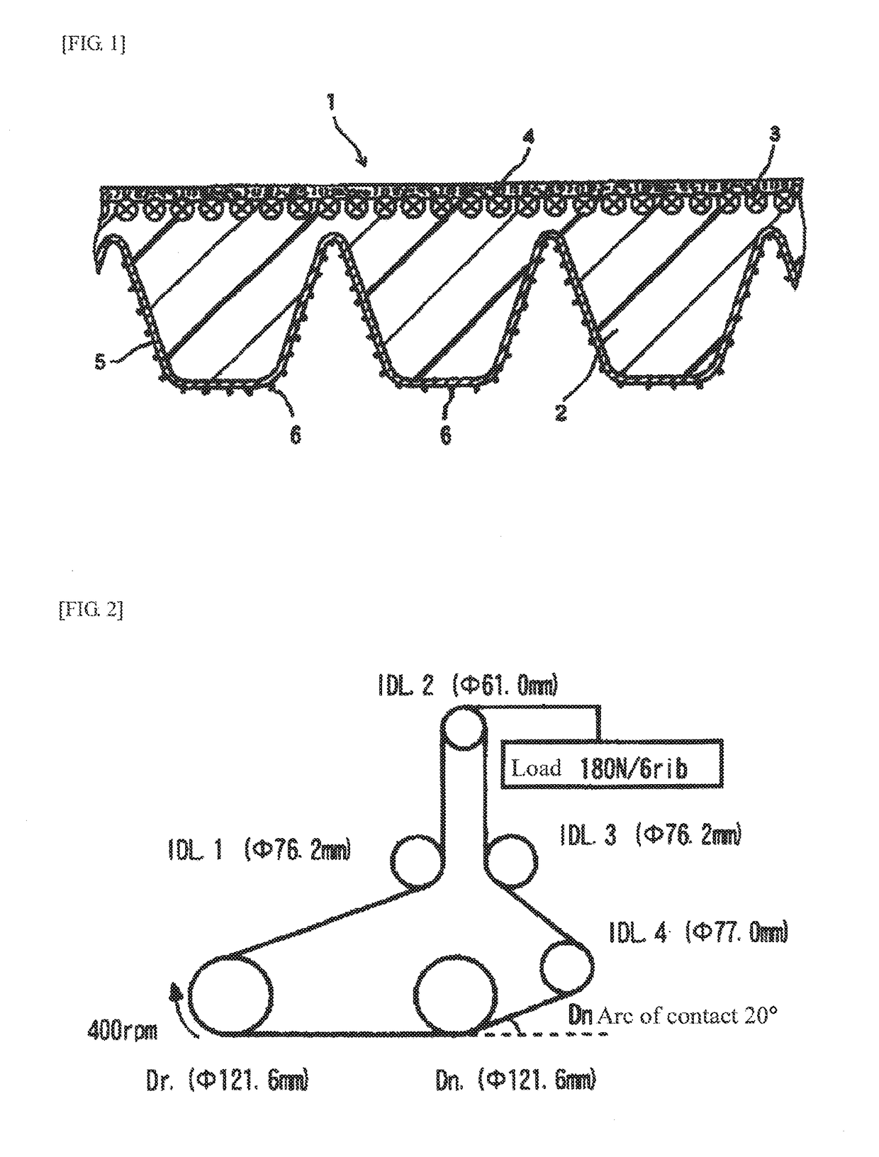 Power-Transmitting Friction Belt and Method for Manufacturing Same