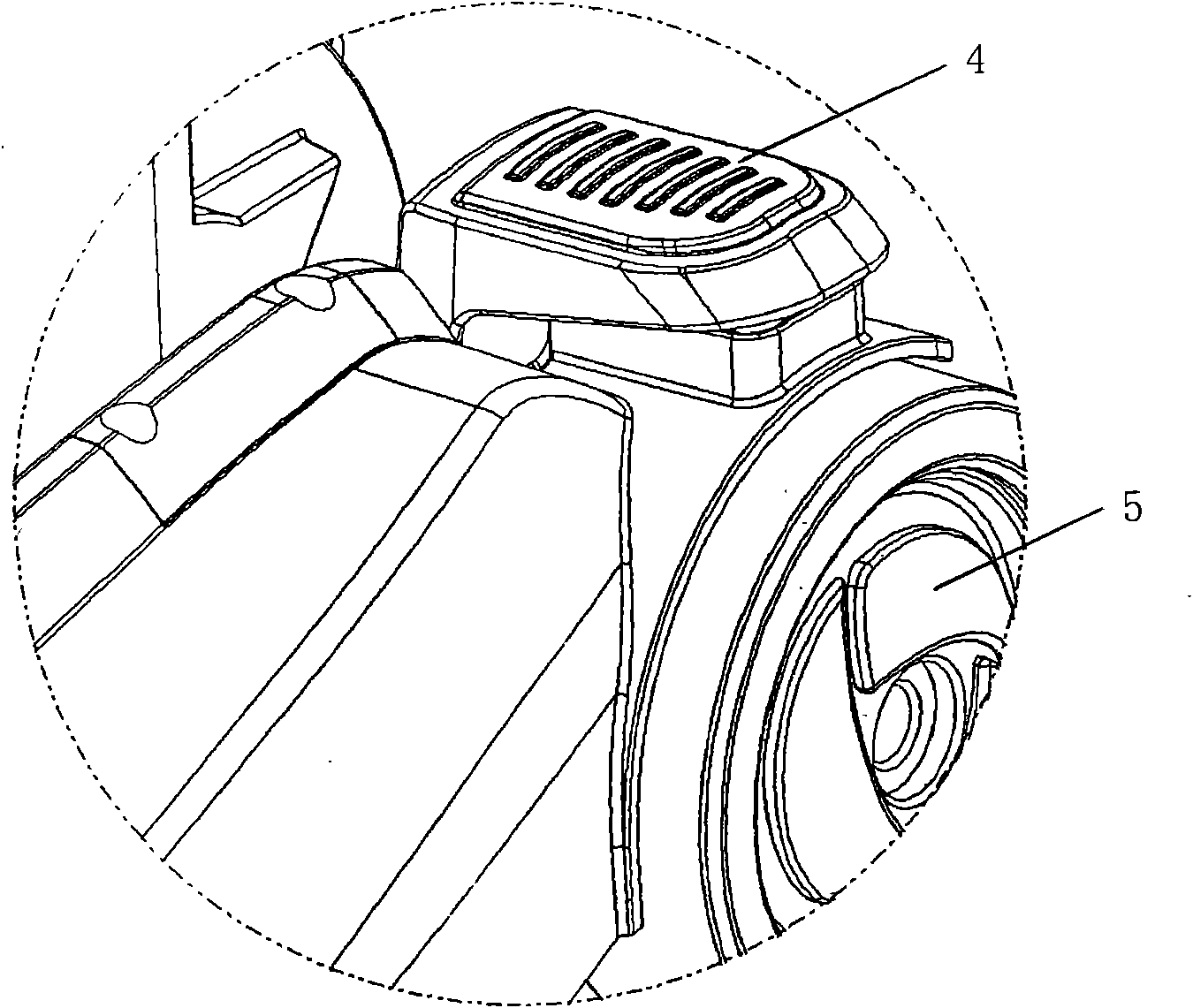 Vertical dust collector with rolling brush capable of being controlled to rotate