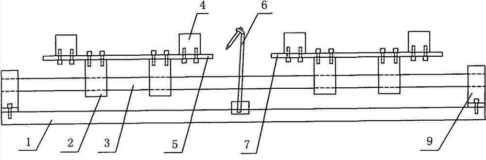 Following device of copper tube inner conductors for radio frequency coaxial cable and following method thereof