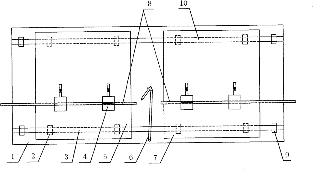 Following device of copper tube inner conductors for radio frequency coaxial cable and following method thereof