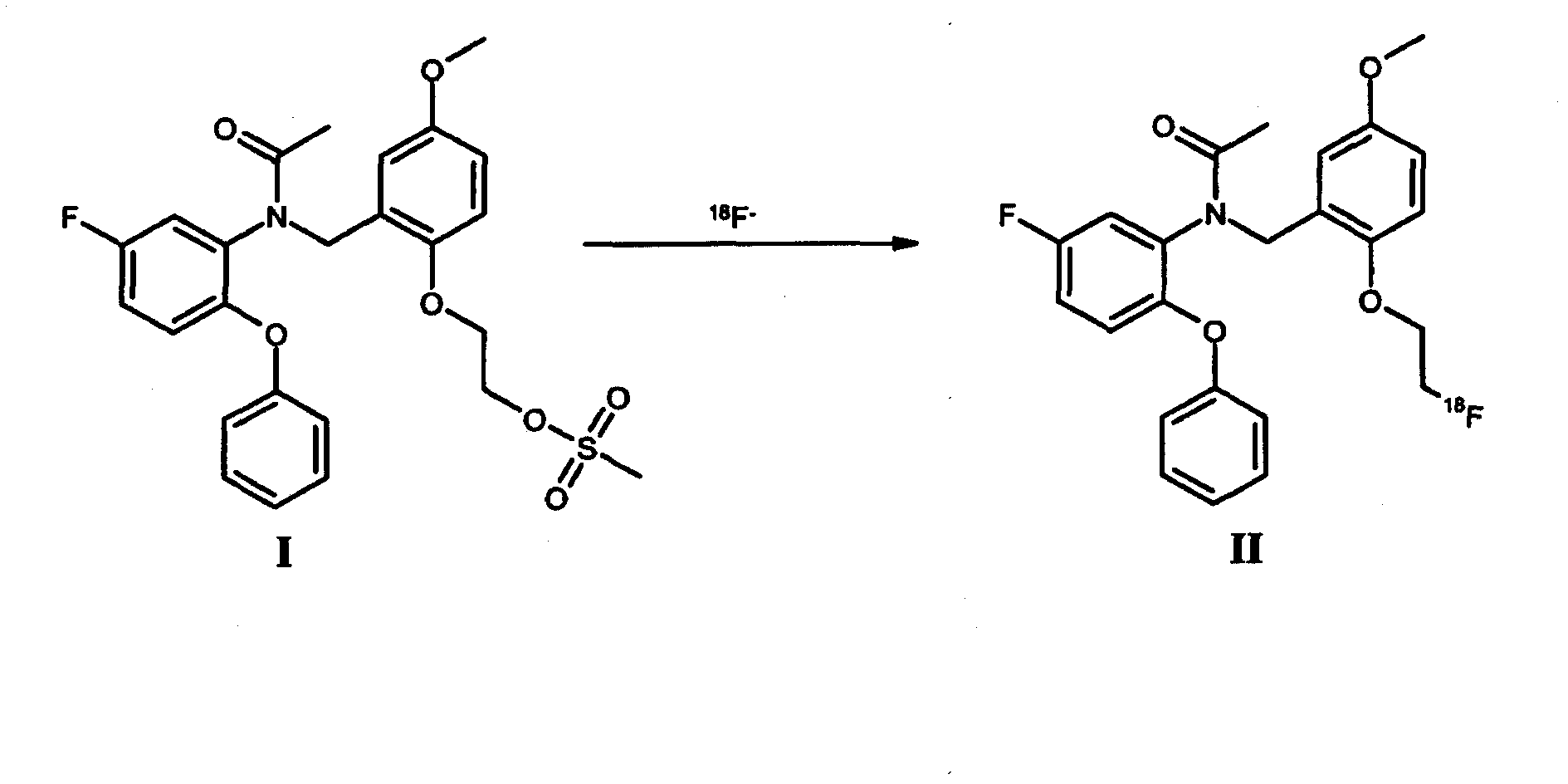 Method for synthesizing radionuclide-labeled compounds using exchange resins