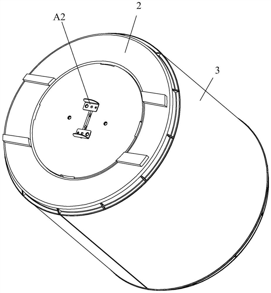 Air purifier with built-in UV lamp and built-in filter element placement structure