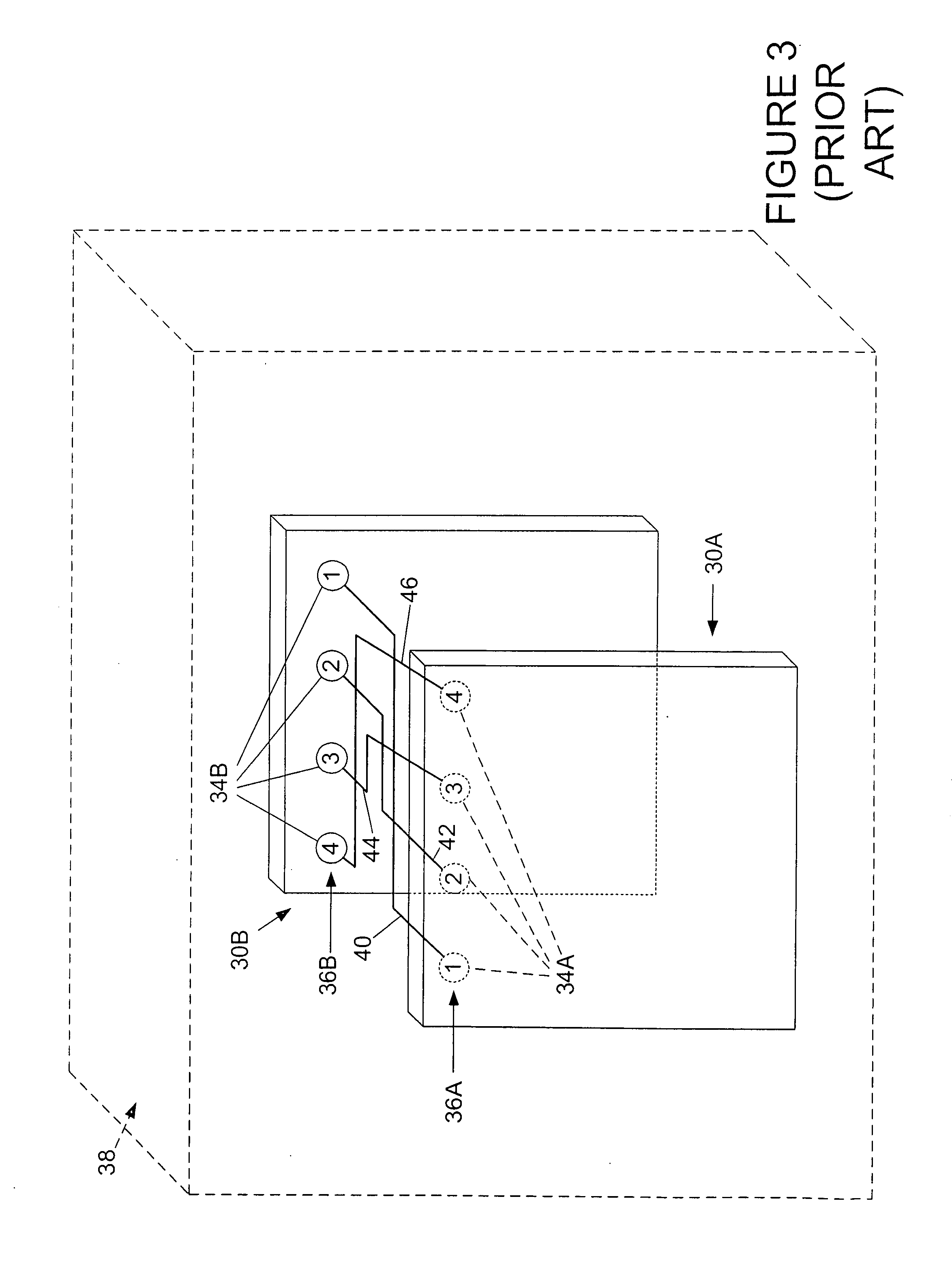 Connections for electronic devices on double-sided circuit board