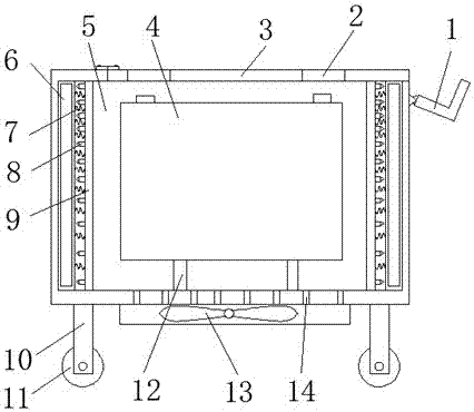 Electronic equipment anti-explosion protection device