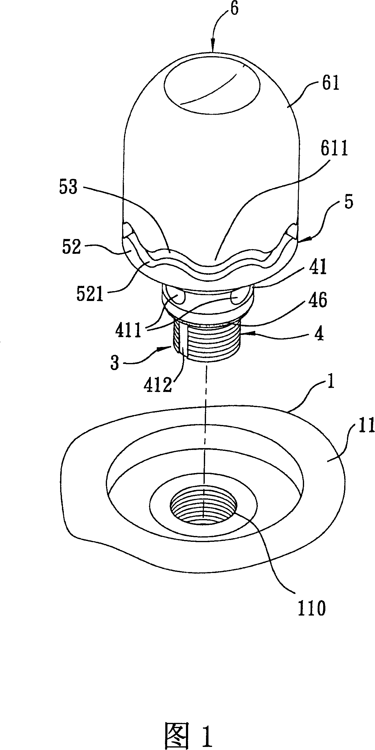 Safety stopper device of container for producing highly pressurised fluid