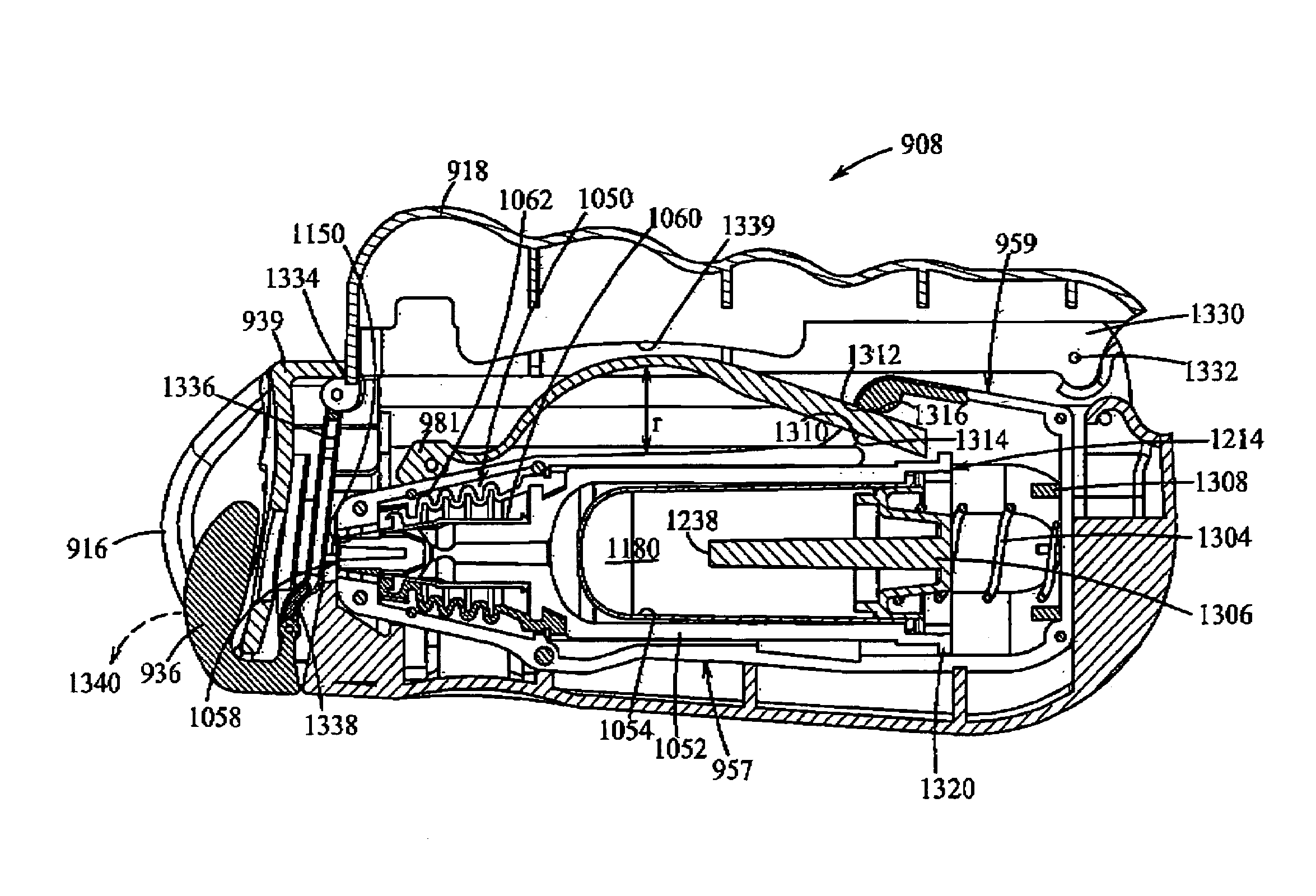 Ophthalmic dispenser and associated method