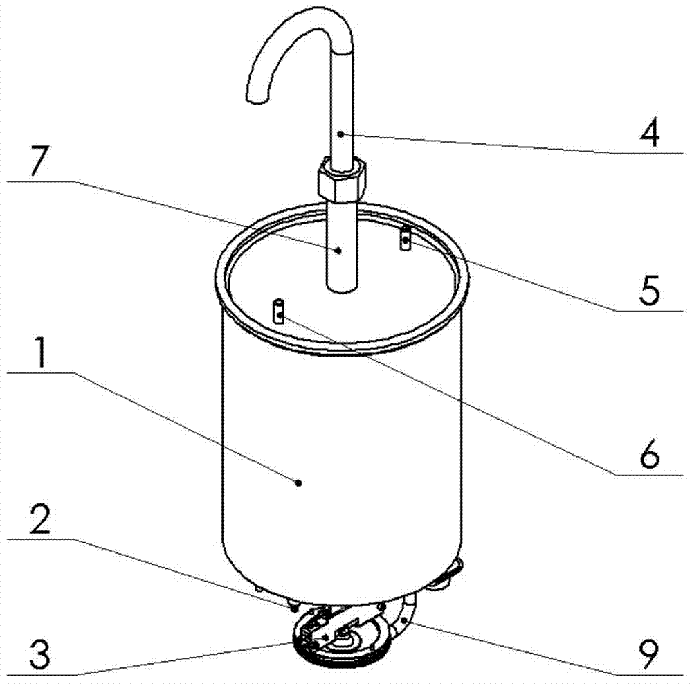 Voltage controlled self-overflow electric heating water boiler