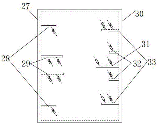 Circulating fluidized bed boiler system for achieving low nitrogen oxide discharge