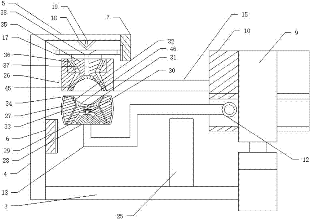 Agricultural turntable type apple cleaner capable of saving water