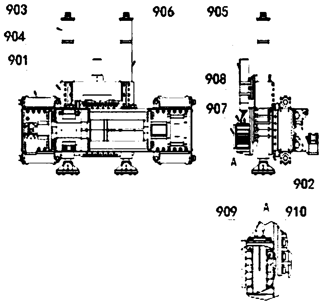 Narrow-body and all-condition directional drilling machine for coal mine