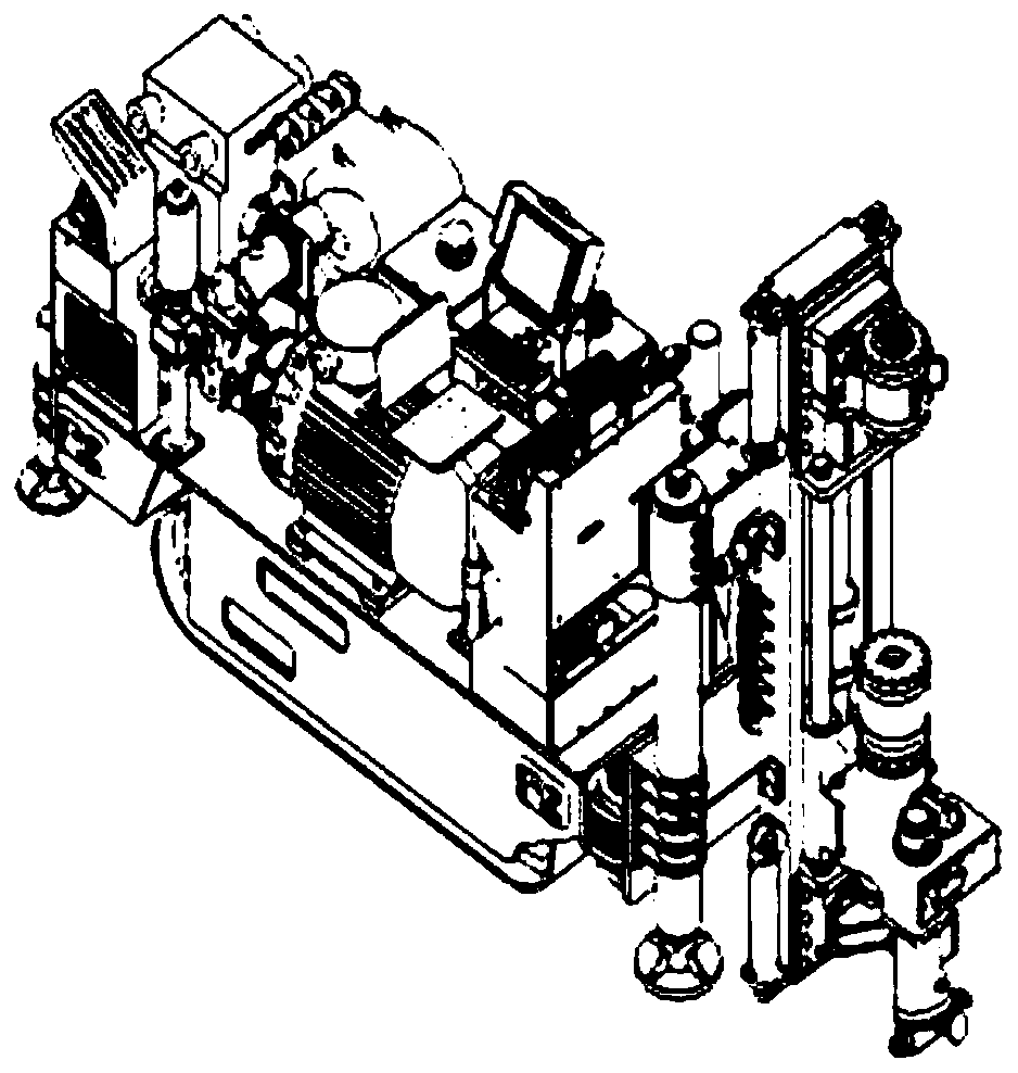 Narrow-body and all-condition directional drilling machine for coal mine