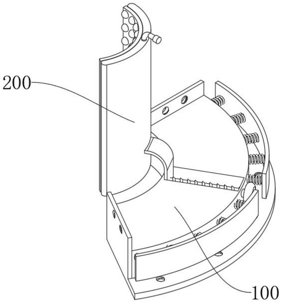 Building pier protection frame based on triangular positioning structure and positioning method thereof