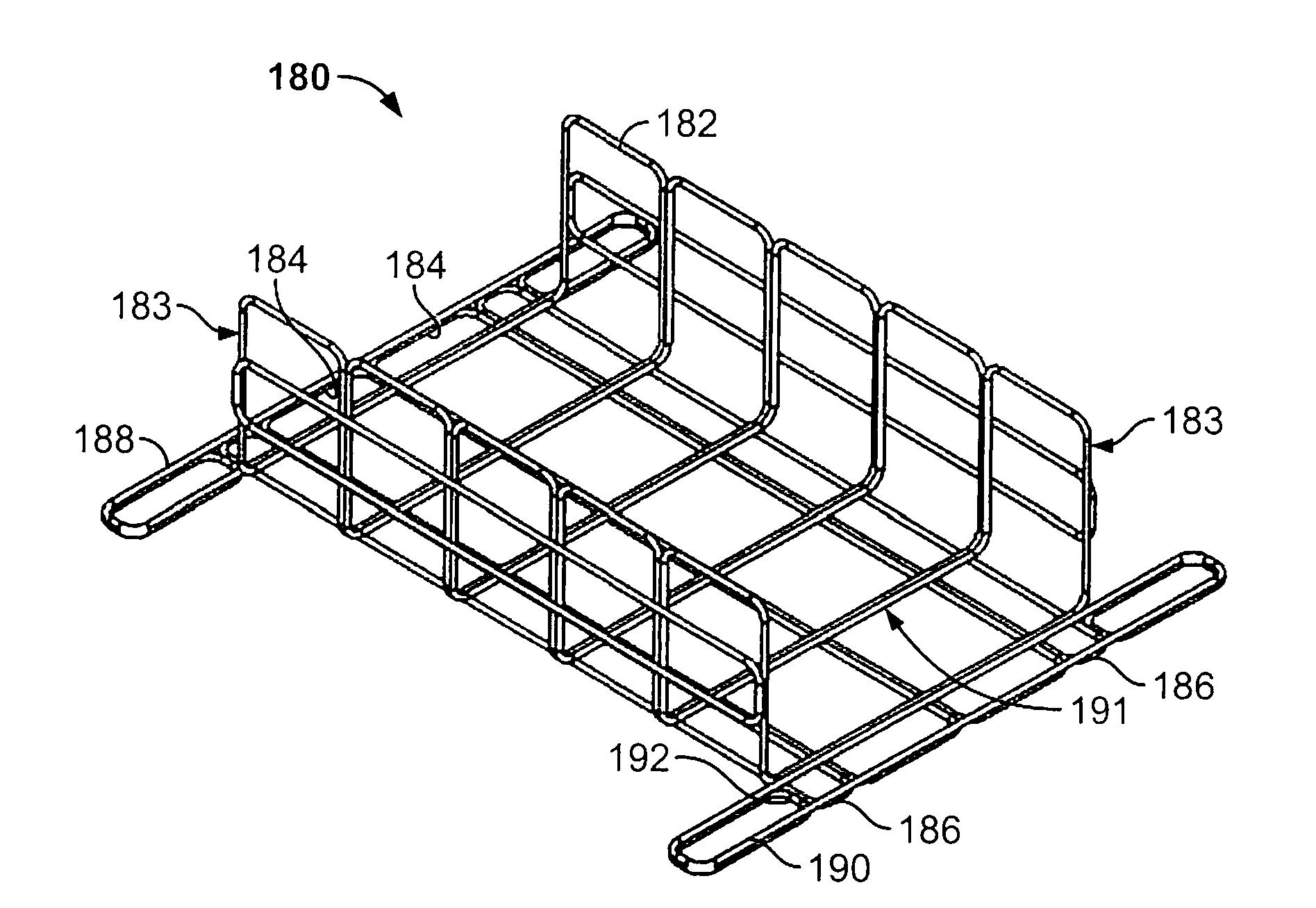 Wire basket pathway system