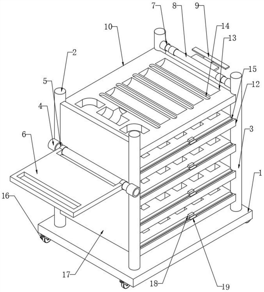 Chemical pipe transportation device with stability