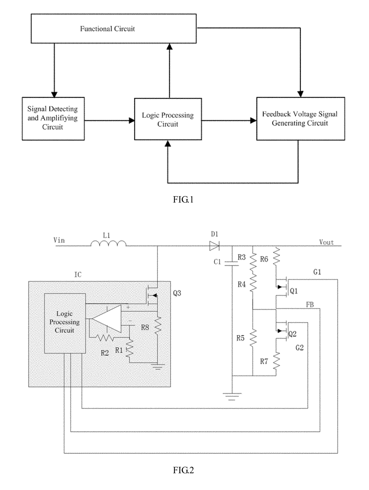 Voltage stabilizing device