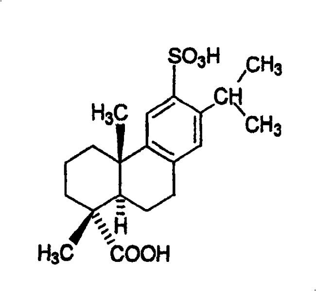 preparation method of disodium sulfodehydroabietate (DSDA) and composition