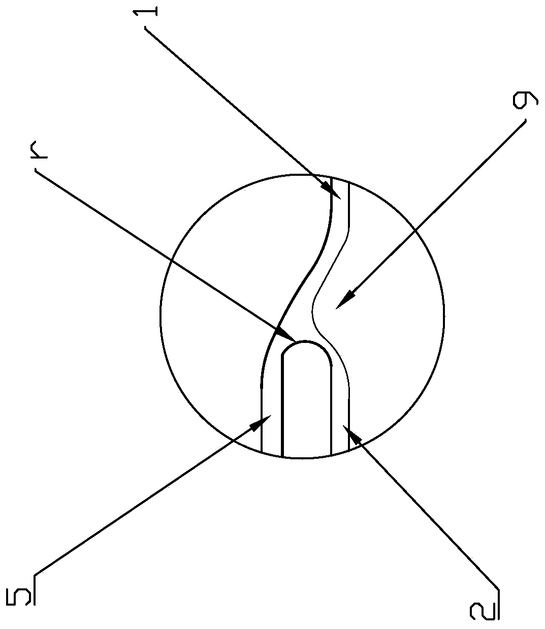 Dual-pipe butting structure of solar energy heat collecting pipe and method