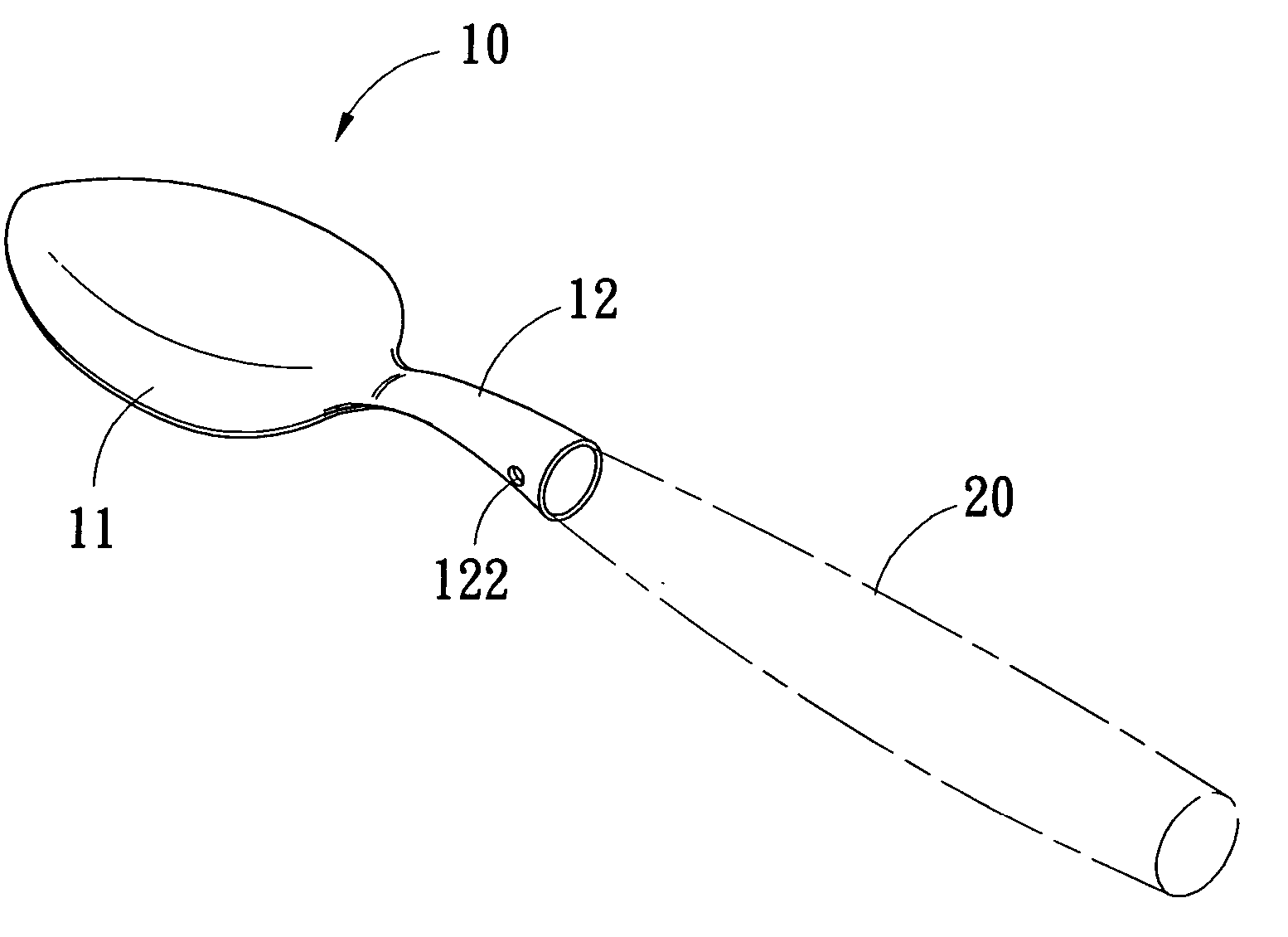 Composite tableware and method of manufacturing the same