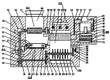 High-efficiency garbage burning power generation device