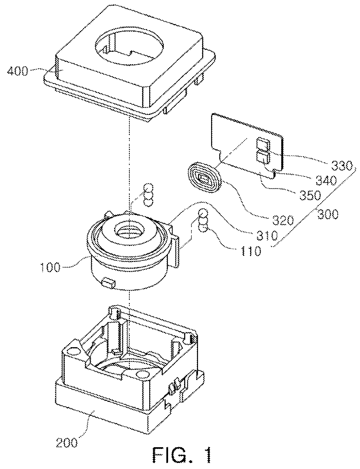 Actuator and driving apparatus of camera module