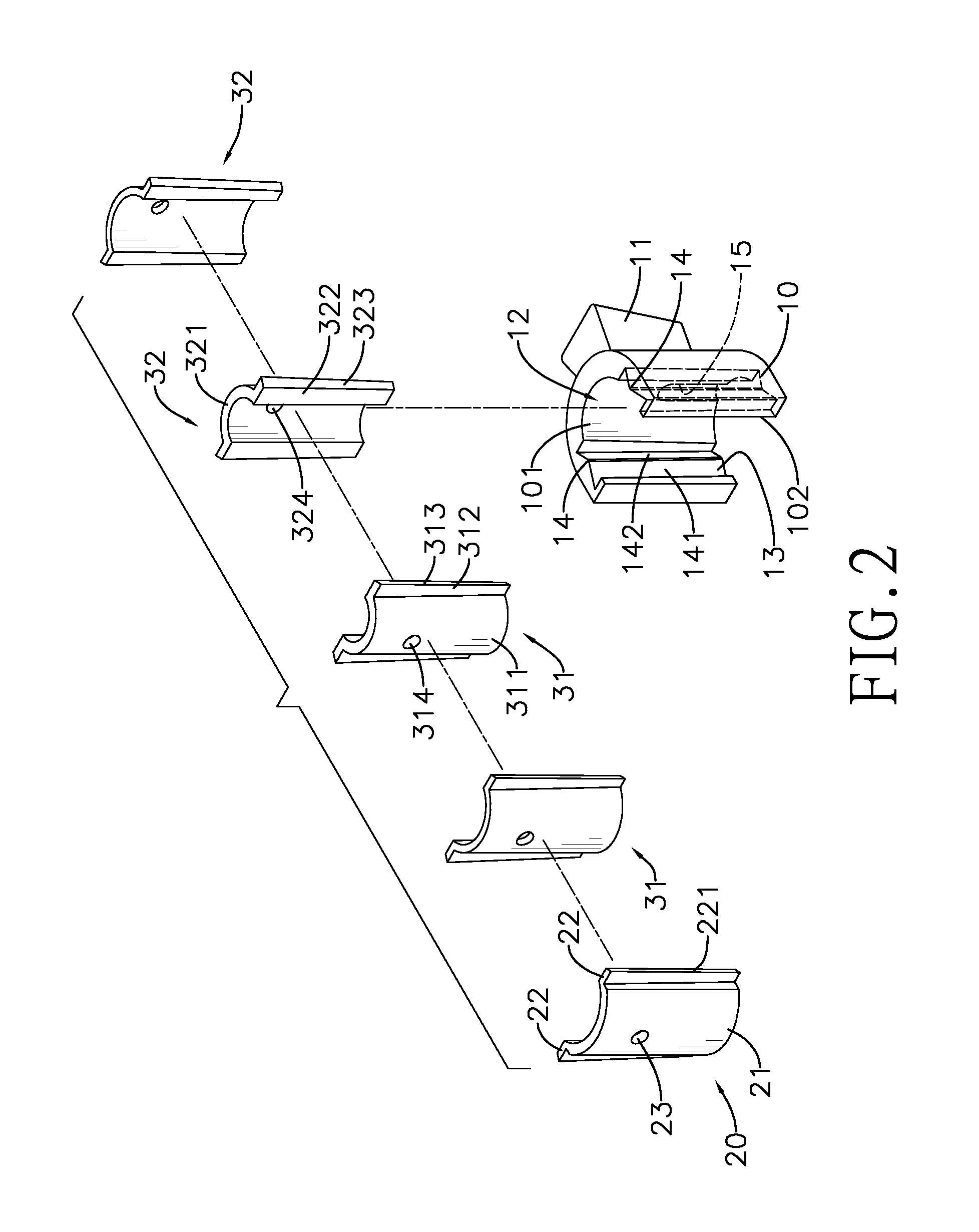 Positioning device for bone drilling