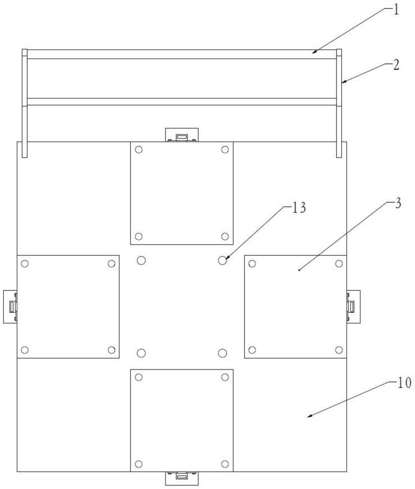 Movable illuminating lamp for municipal engineering construction