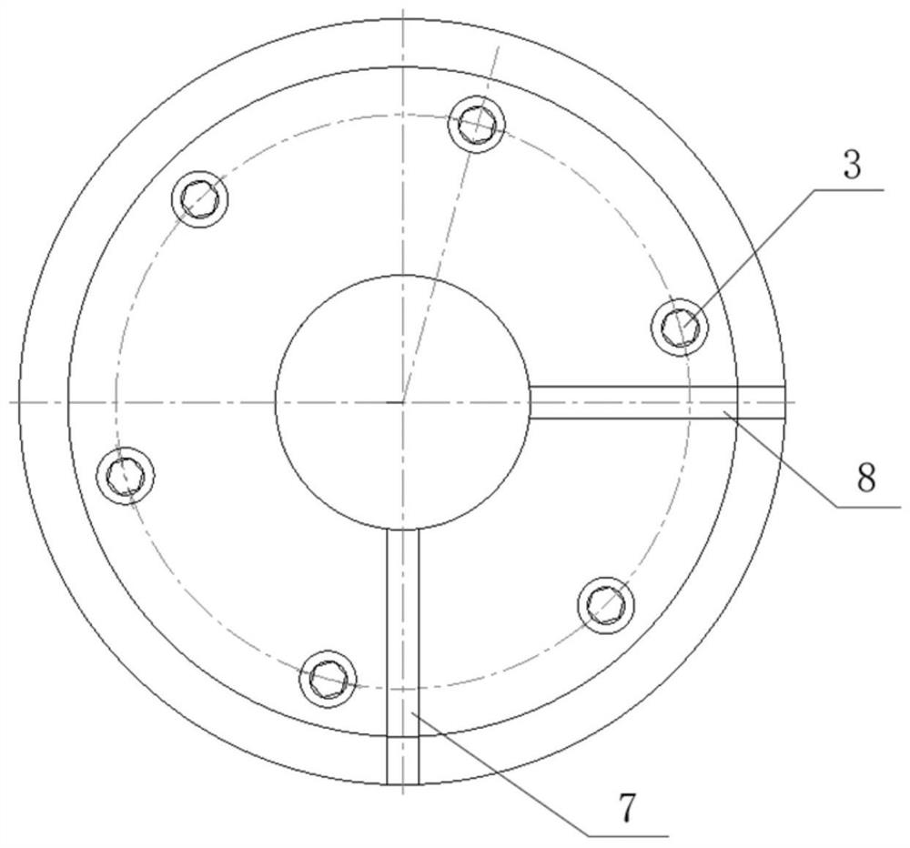 Split type high-pressure cavity structure for comprehensive dielectric property measurement and measurement method thereof