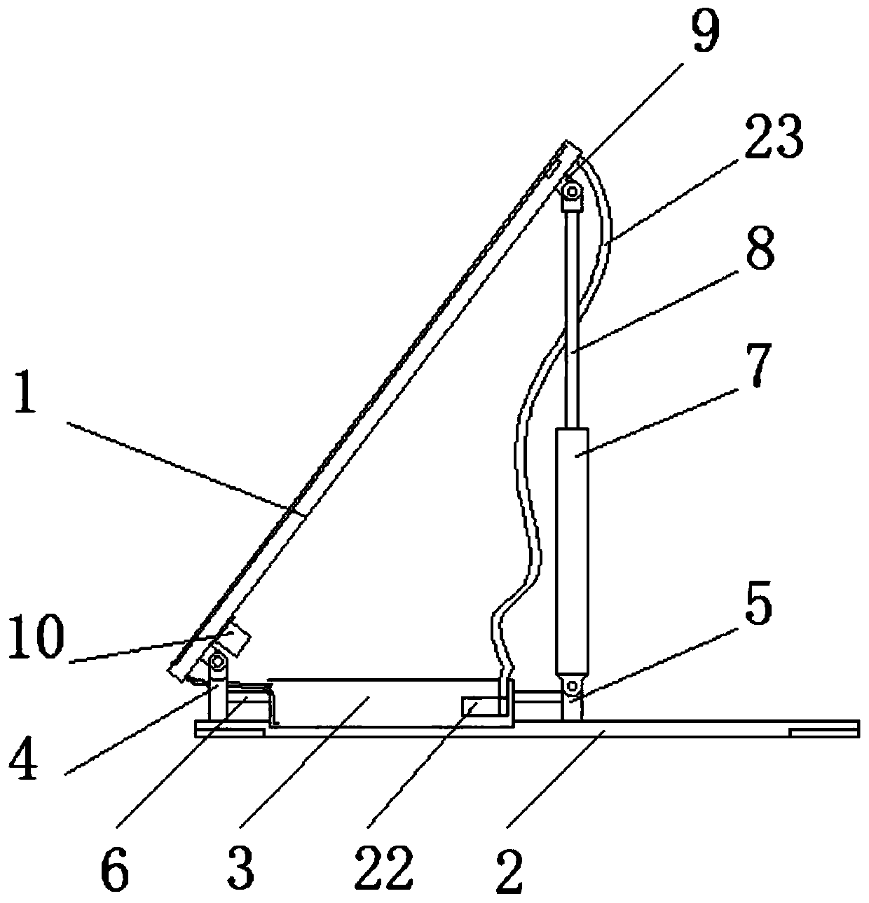 Self-cleaning mechanism for photovoltaic power generation panel