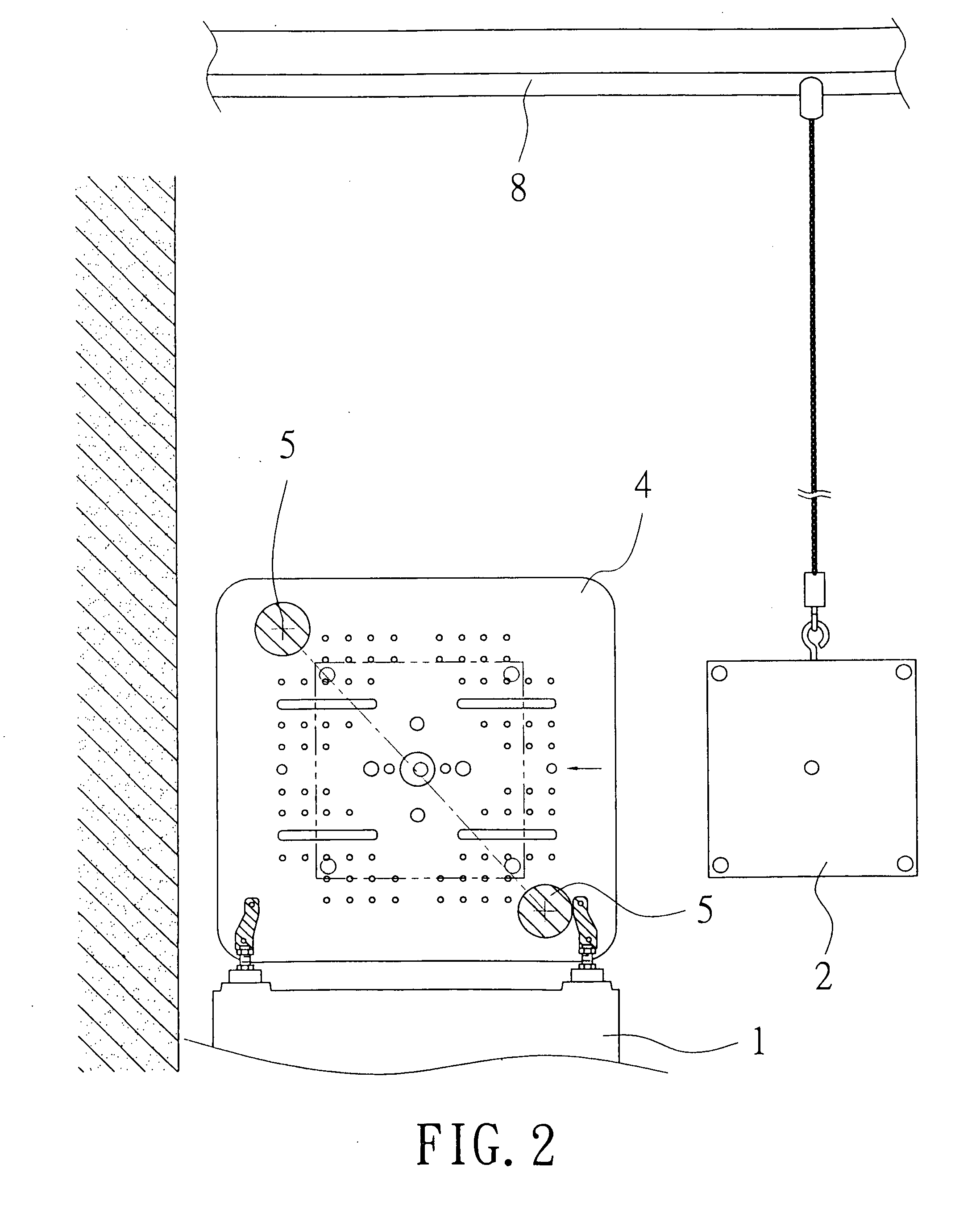 Injection molding machine with two tie bars