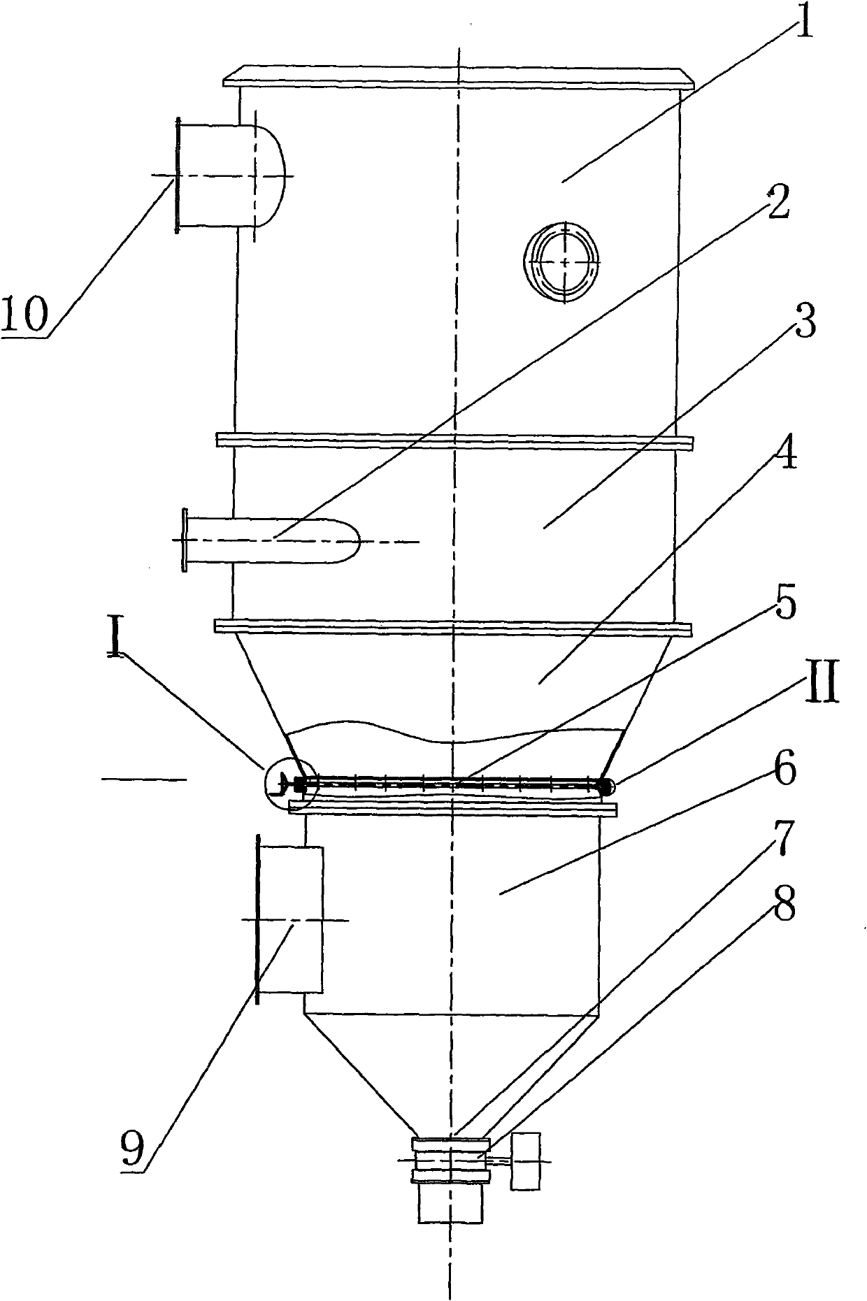 Main machine of closed cycle boiling dryer