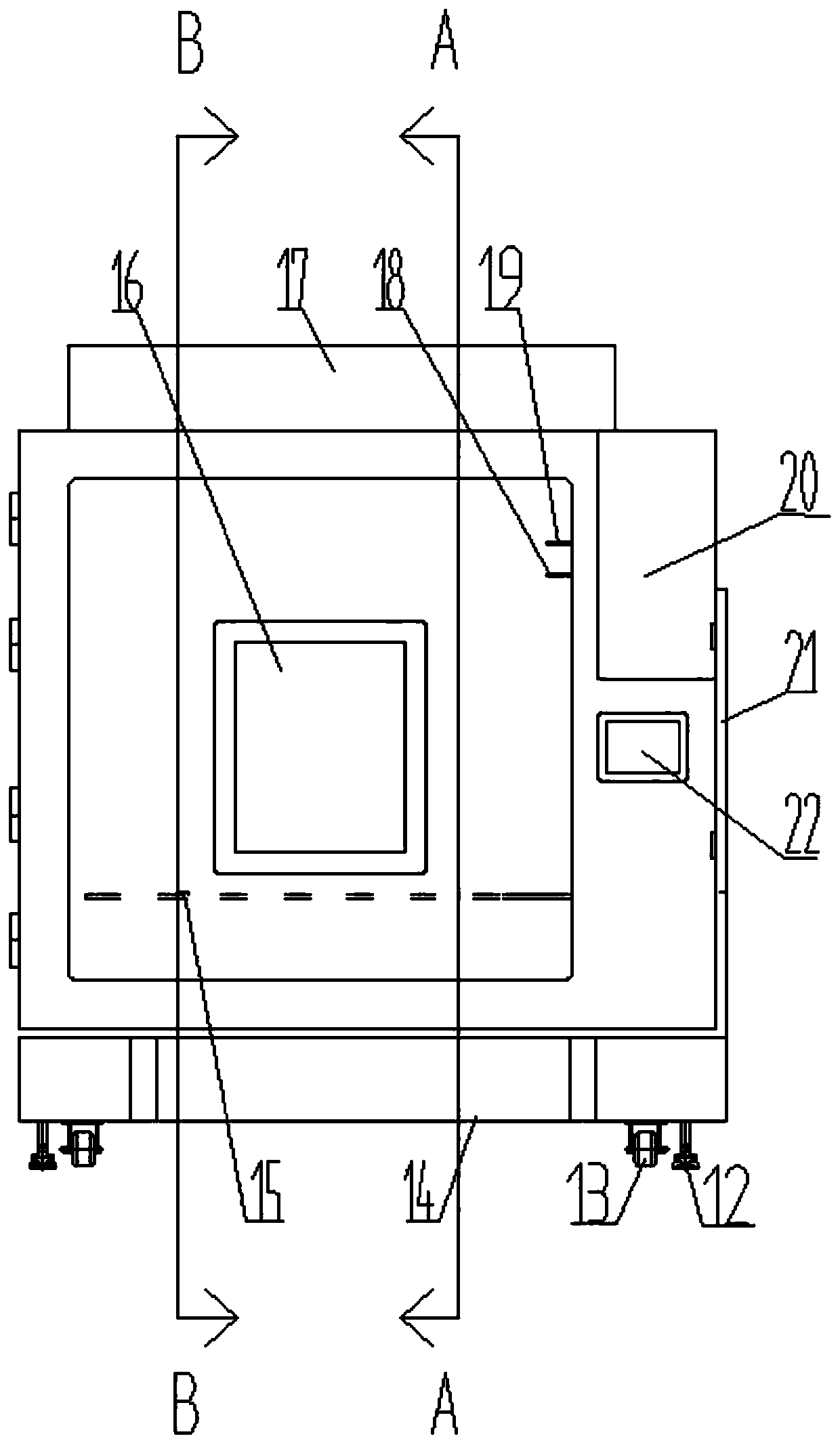 Multi-factor comprehensive plateau alpine climate environment simulation acceleration test device