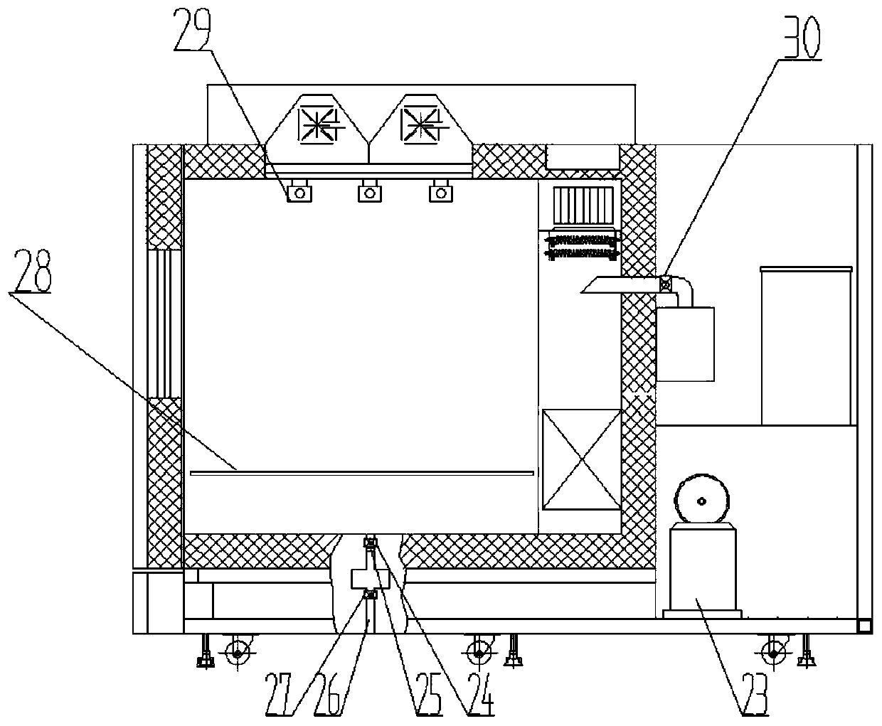 Multi-factor comprehensive plateau alpine climate environment simulation acceleration test device