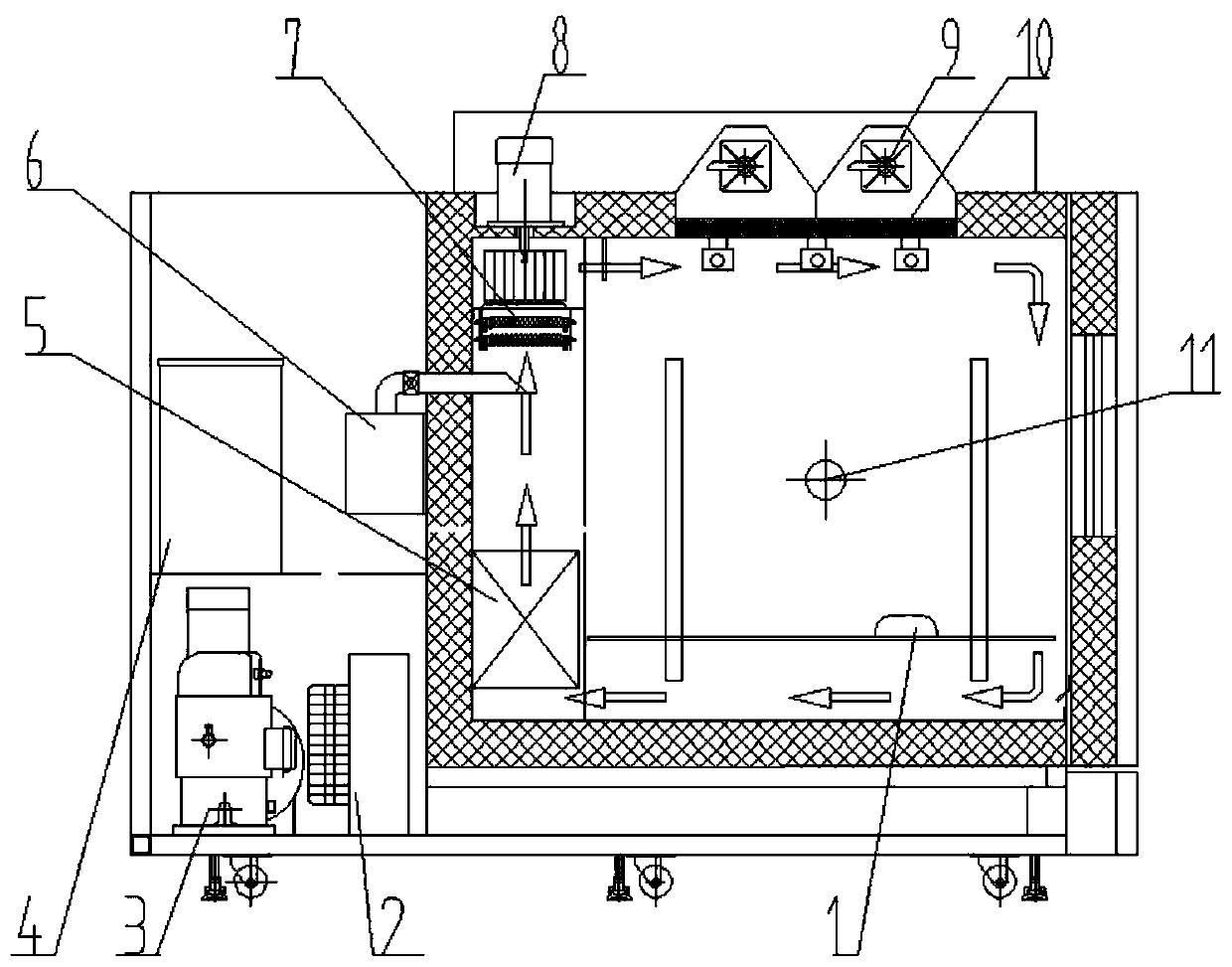 Multi-factor comprehensive plateau alpine climate environment simulation acceleration test device