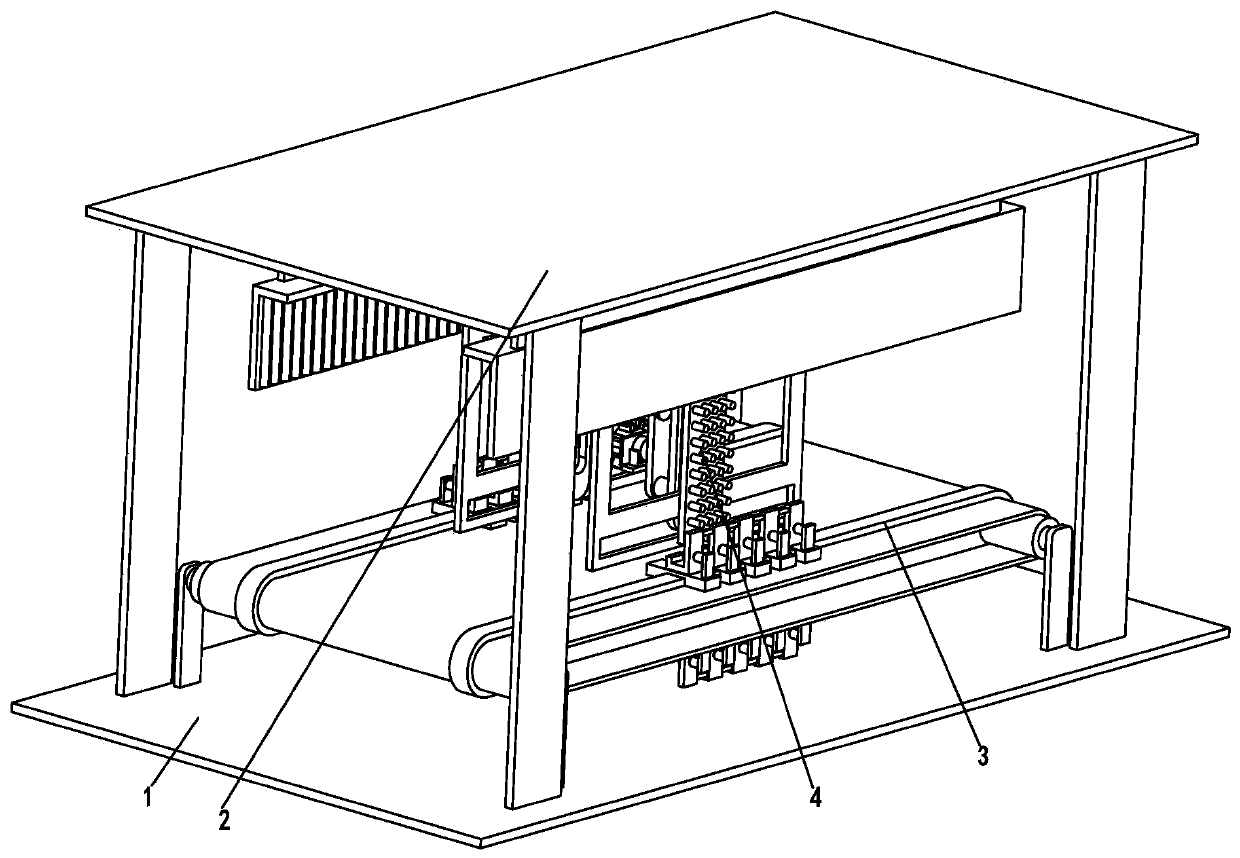 A metal plate wire drawing processing system and the wire drawing process of the system