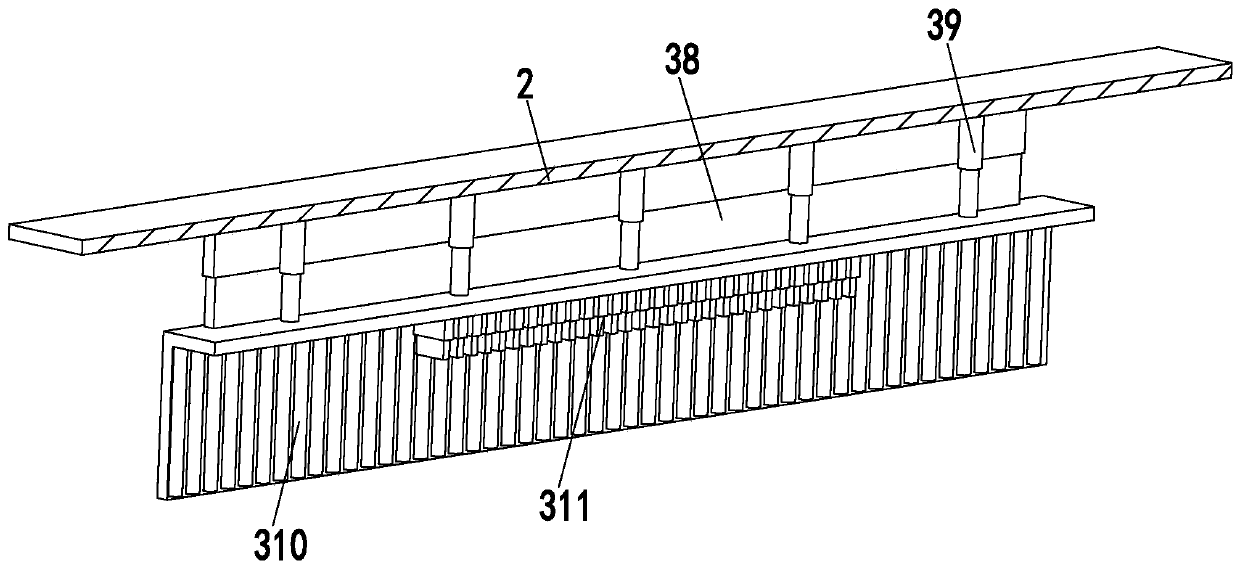 A metal plate wire drawing processing system and the wire drawing process of the system