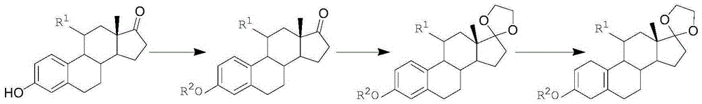 Method for preparing 19-nor-5(10)-androstenone compound