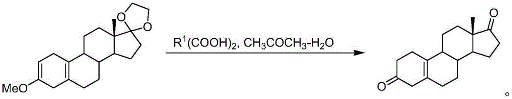 Method for preparing 19-nor-5(10)-androstenone compound