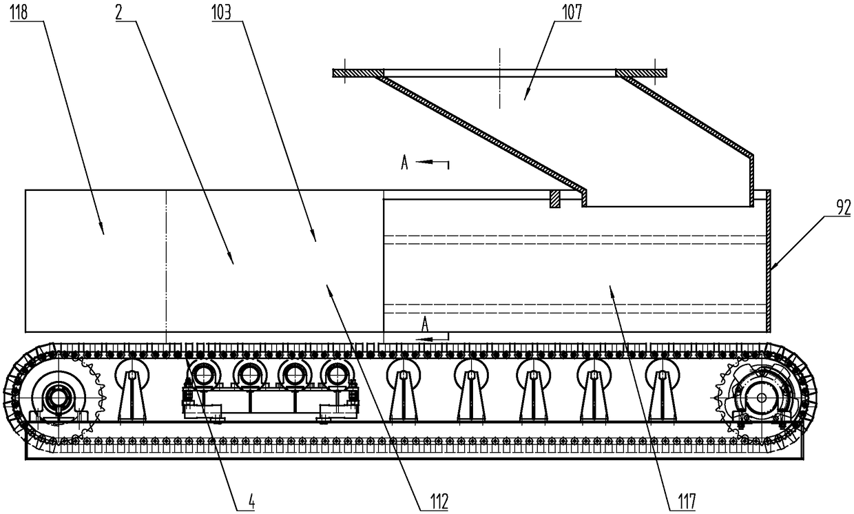 Side bar positioning multidimensional integrated leakage resisting chain feeding machine for achieving feeding machine conveyer side bar positioning multidimensional integrated leakage resisting method