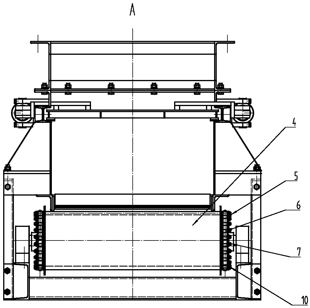 Side bar positioning multidimensional integrated leakage resisting chain feeding machine for achieving feeding machine conveyer side bar positioning multidimensional integrated leakage resisting method