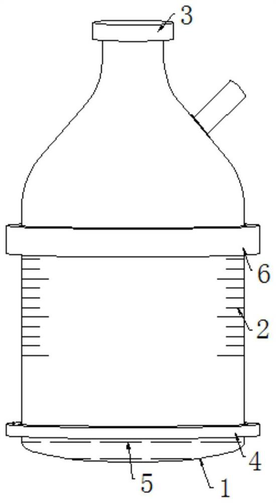 Simple negative pressure blood culture bottle for diagnosing infection pathogenic bacteria