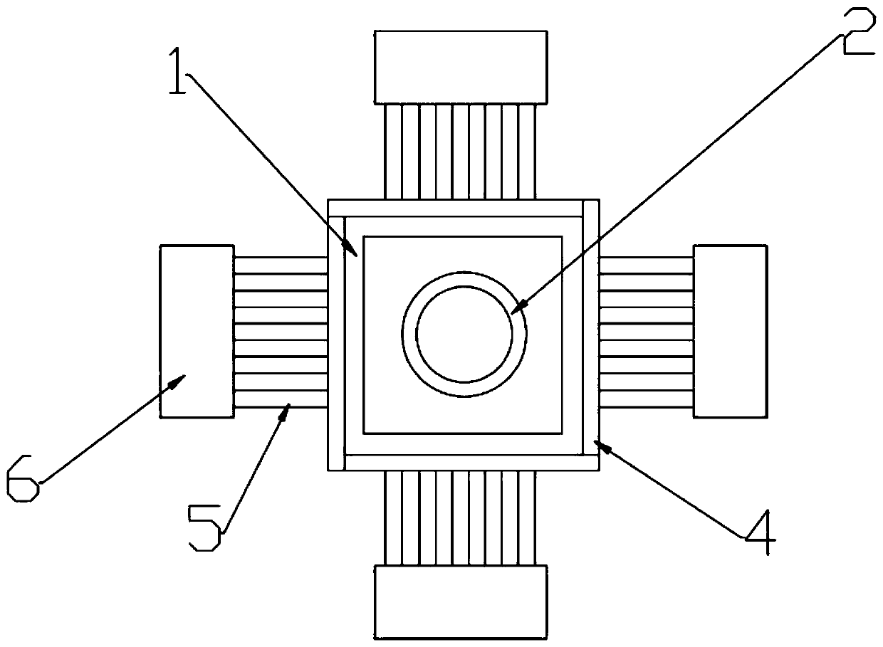 Tubular semiconductor refrigerator for aquarium