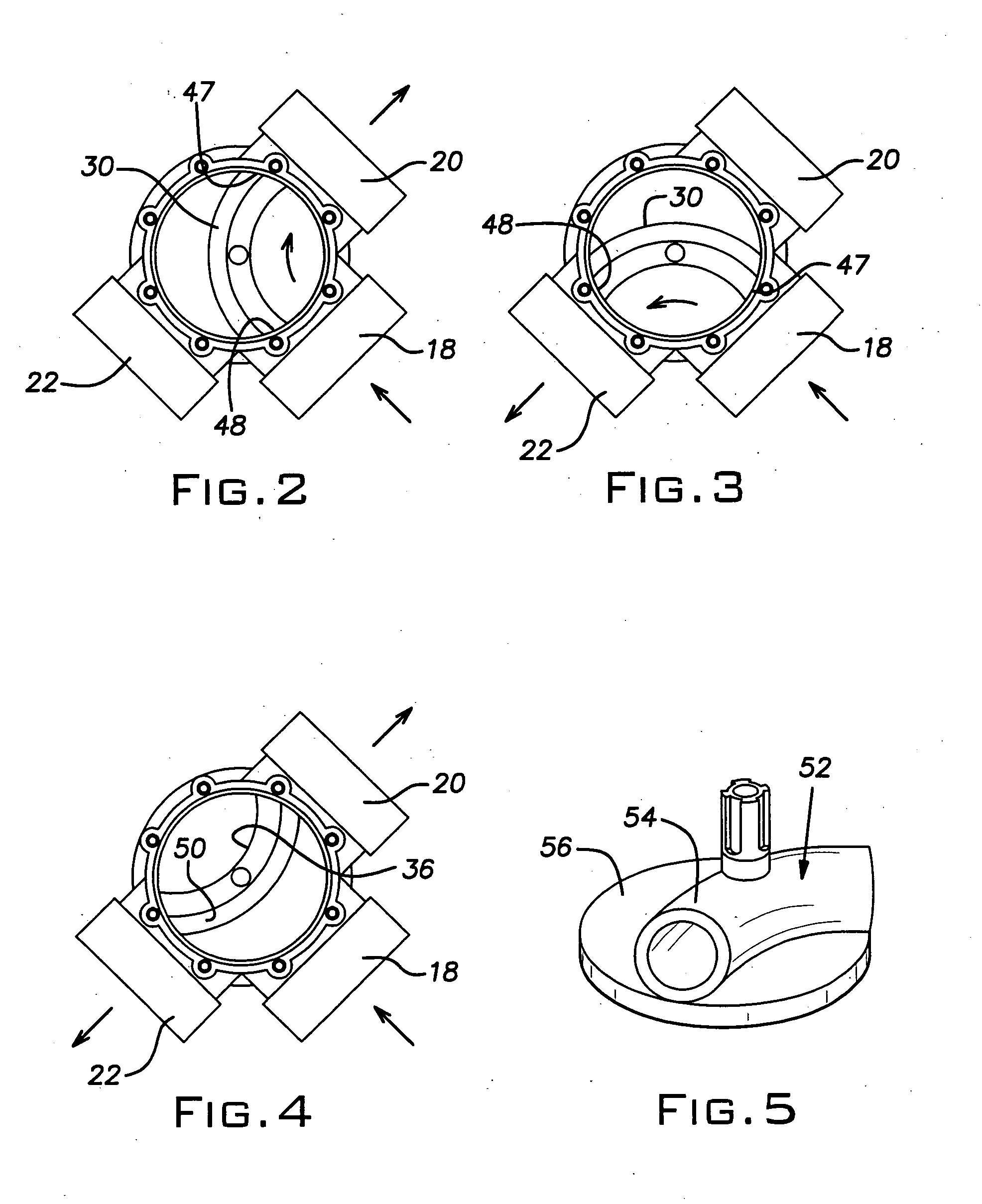 Valve with elbow joint diverter