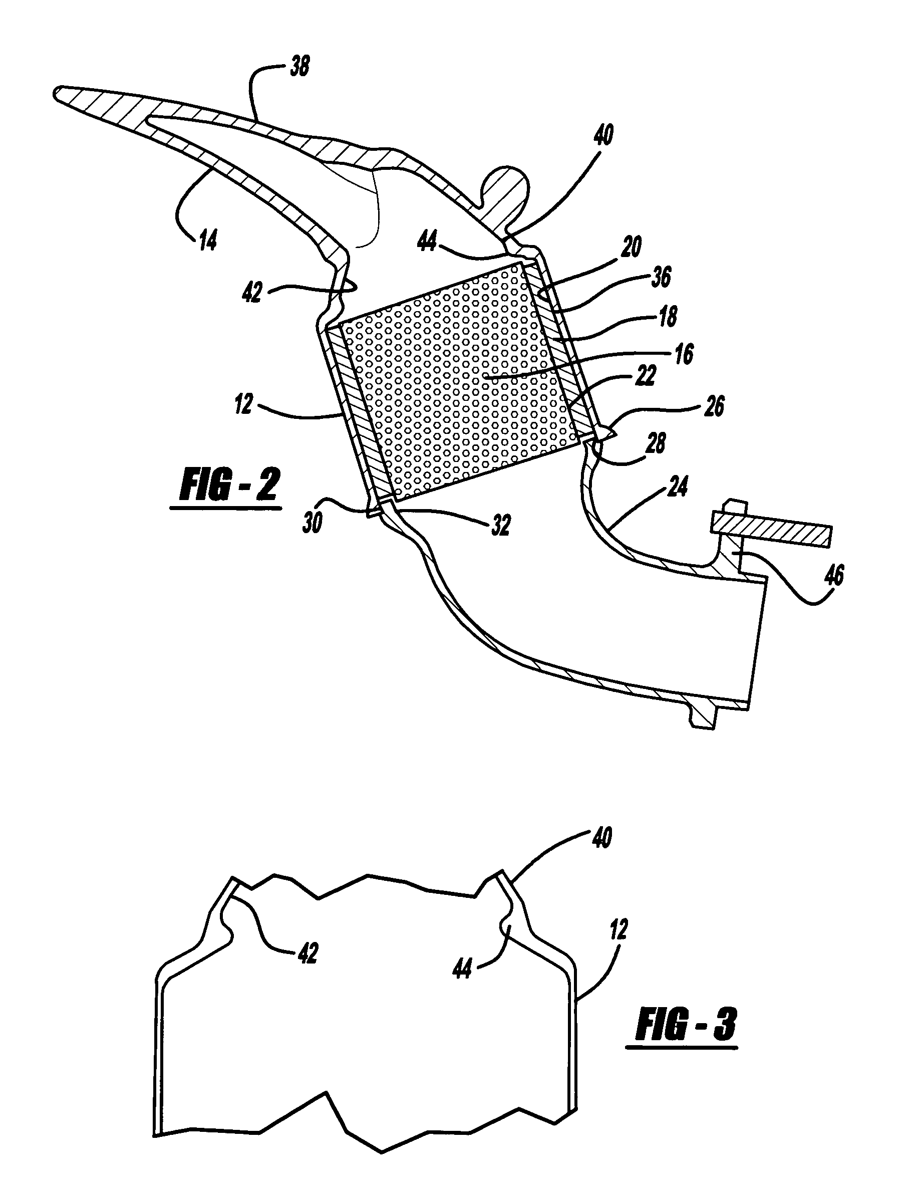 One piece catalytic converter with integral exhaust manifold